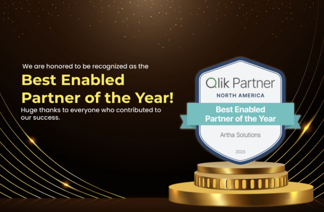 Artha Solutions Awarded Qlik’s Best Enabled Partner of the Year