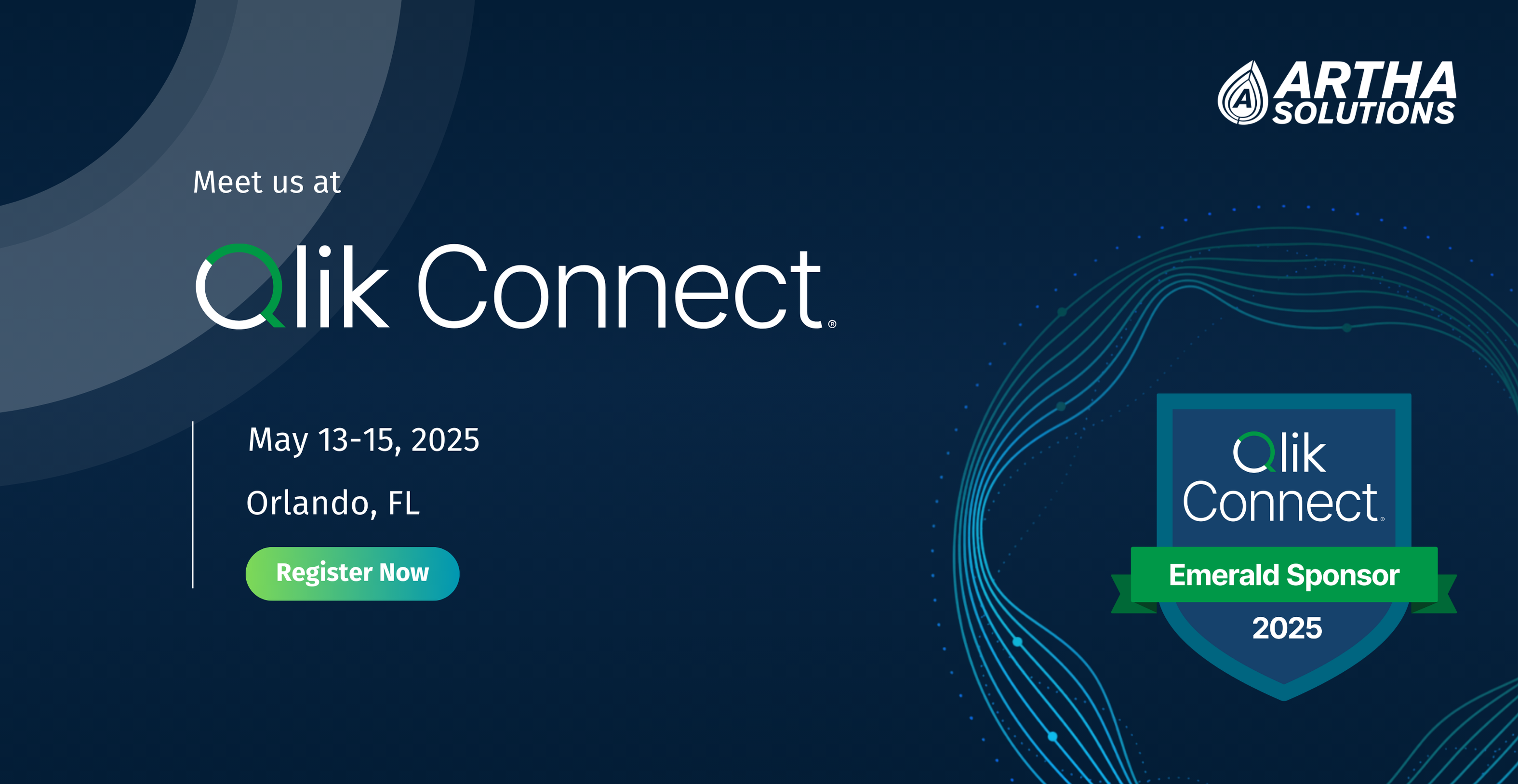 Artha Solutions Proud Emerald Sponsor of Qlik Connect 2025